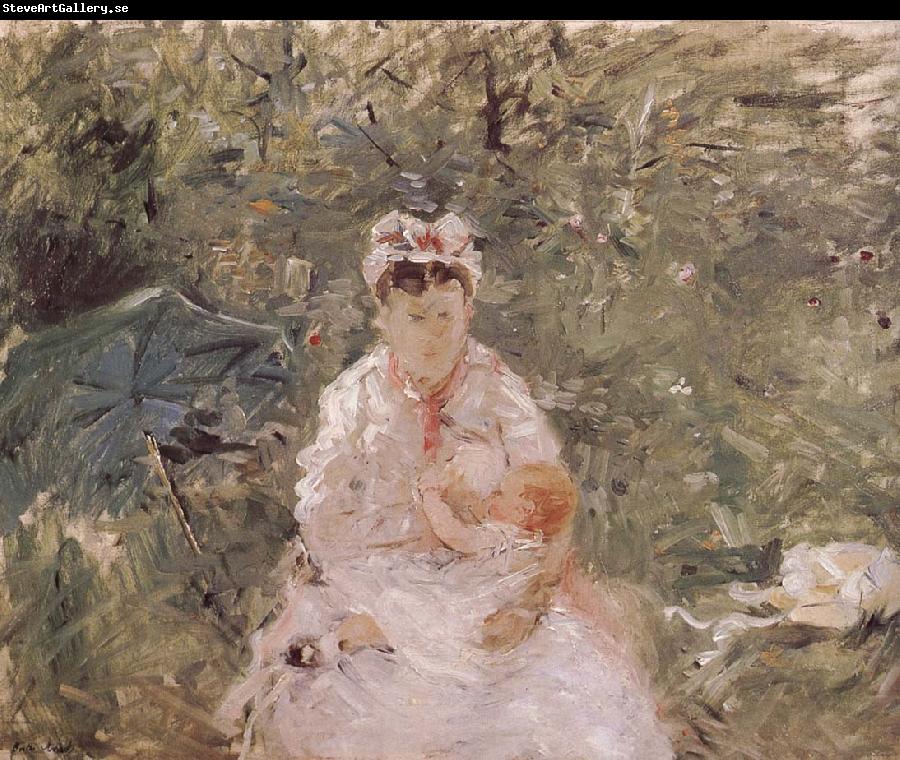 Berthe Morisot The biddy holding the infant